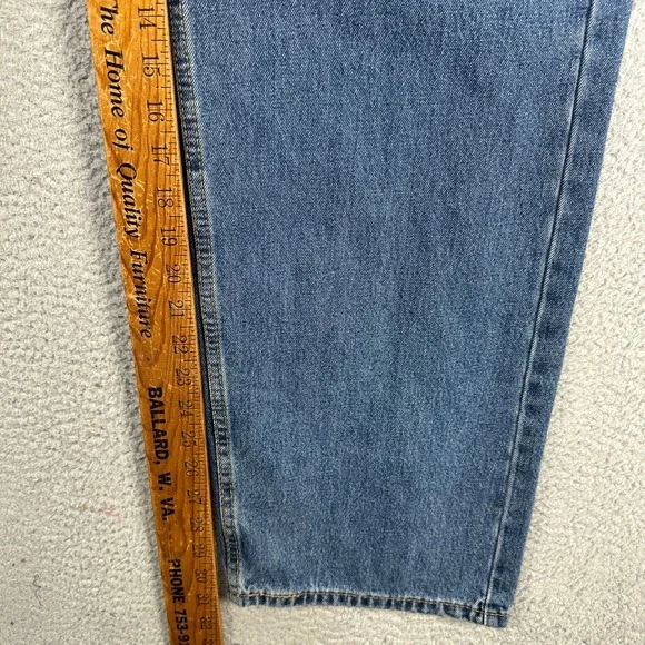 Levis 511 Mens Straight Jeans 44X32 Blue Dark Washed 5 Pocket Red Tab Denim‎ NEW